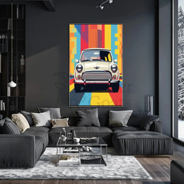 Classic Car Retro Art Print Pop Culture Poster PosterGoat