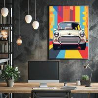 Classic Car Retro Art Print Pop Culture Poster PosterGoat