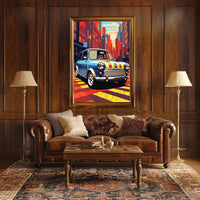 Classic Car Vibrance Pop Culture Poster PosterGoat