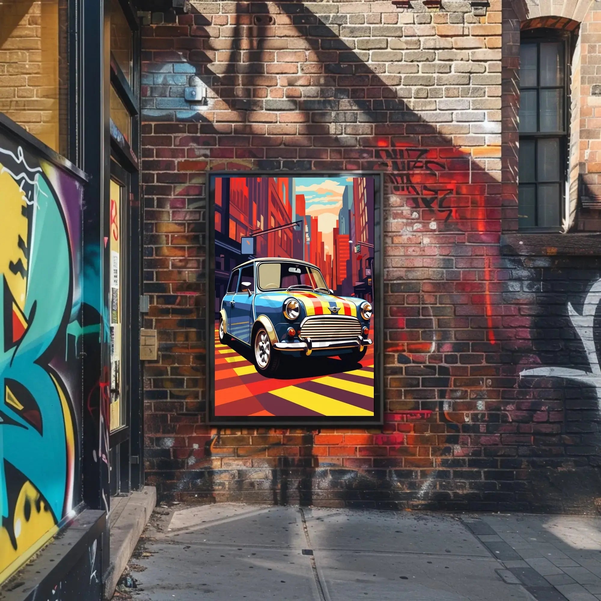 Classic Car Vibrance Pop Culture Poster PosterGoat