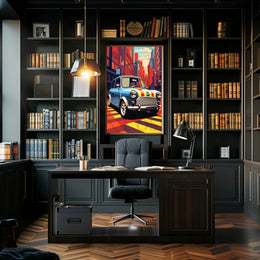 Classic Car Vibrance Pop Culture Poster PosterGoat