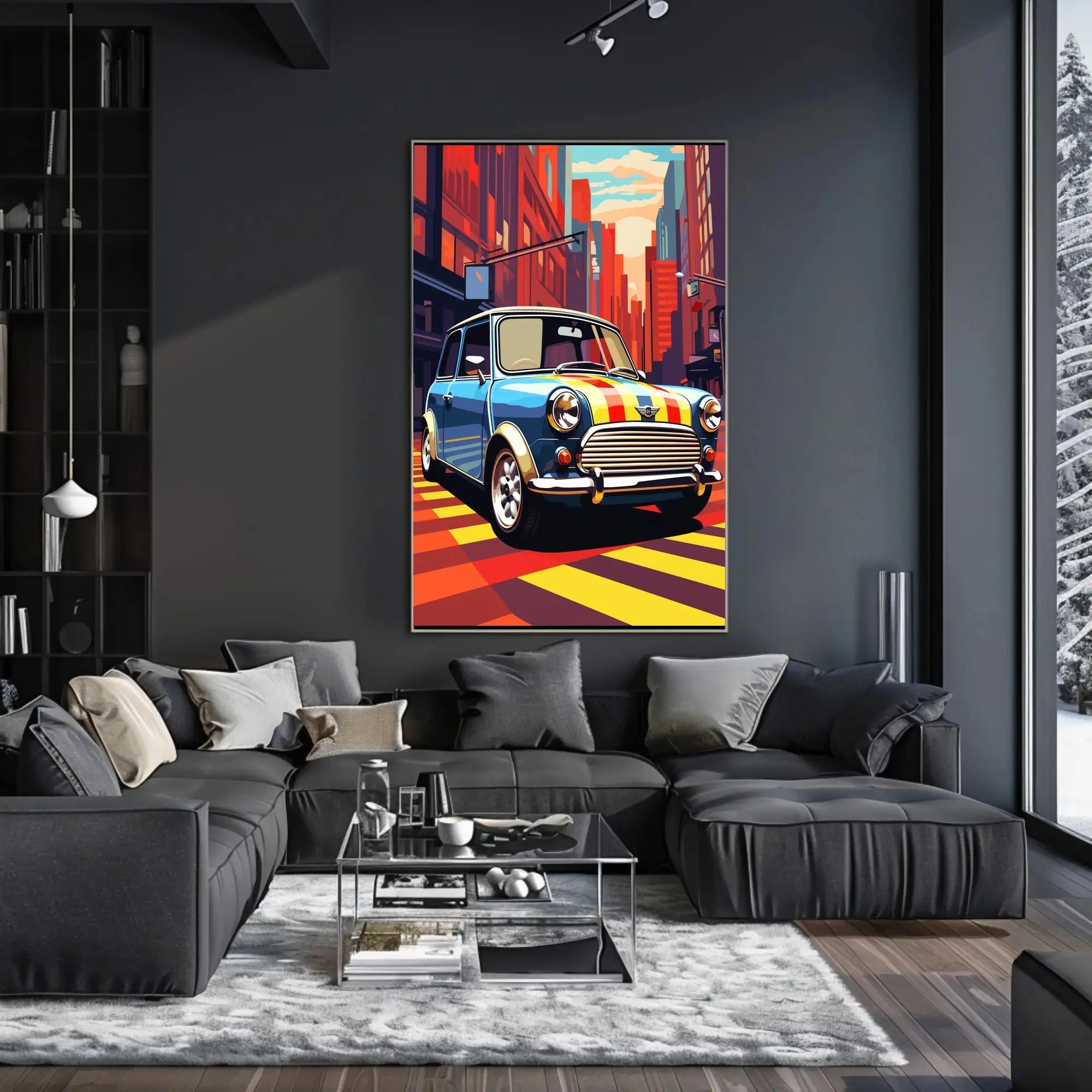 Classic Car Vibrance Pop Culture Poster PosterGoat