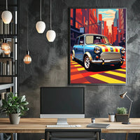 Classic Car Vibrance Pop Culture Poster PosterGoat