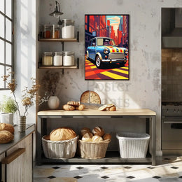 Classic Car Vibrance Pop Culture Poster PosterGoat