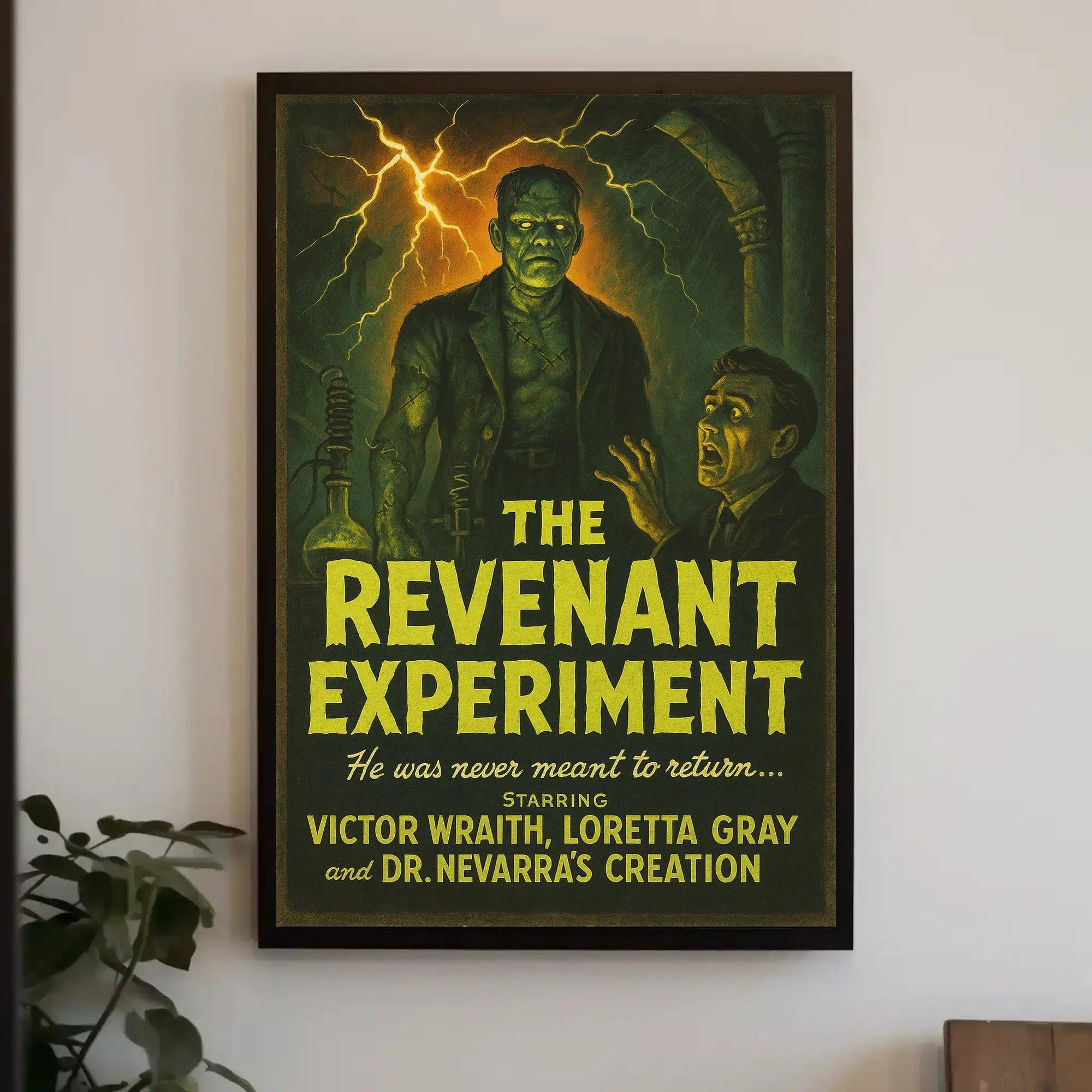 Classic Gothic Horror Reanimated Monster Pop Culture Poster PosterGoat