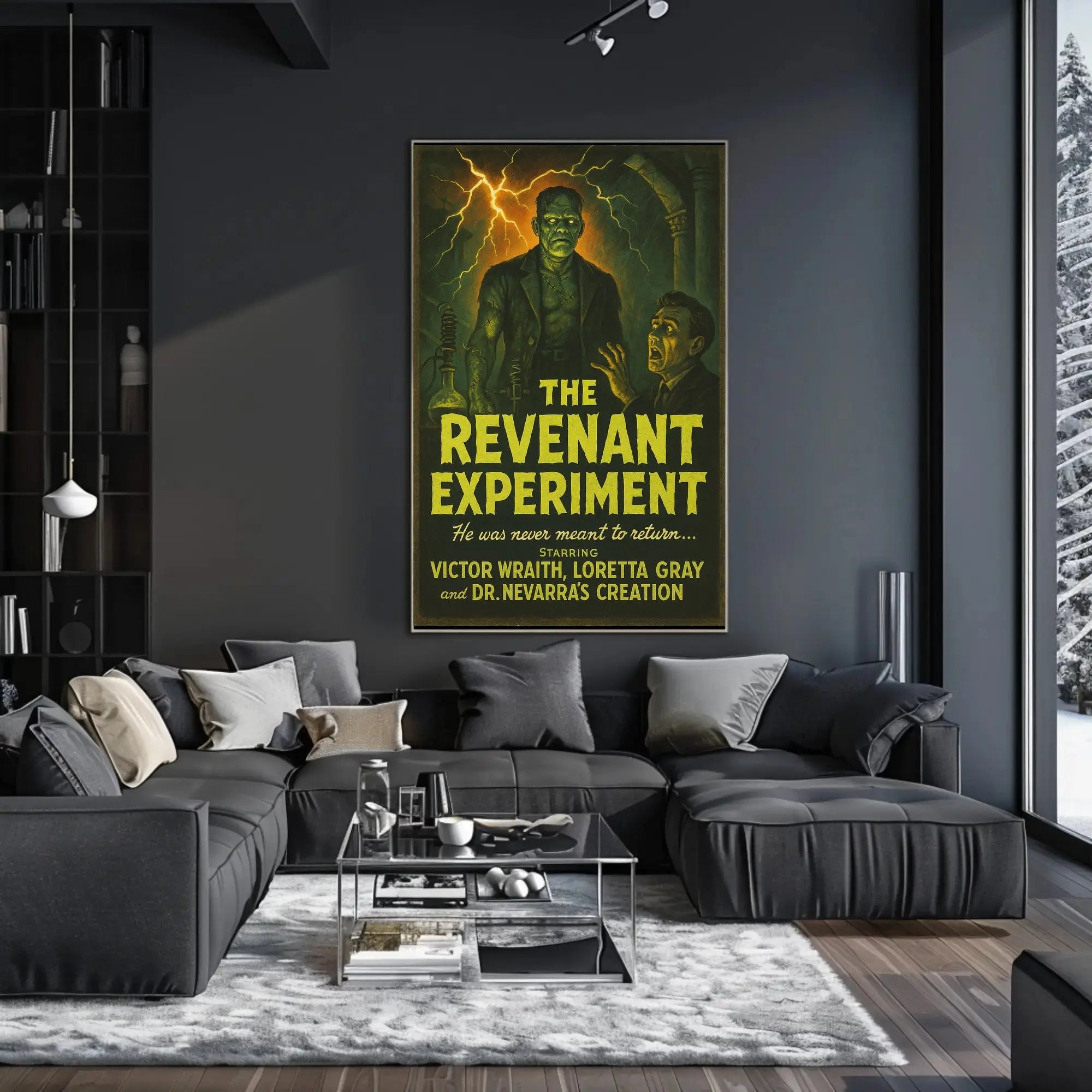 Classic Gothic Horror Reanimated Monster Pop Culture Poster PosterGoat