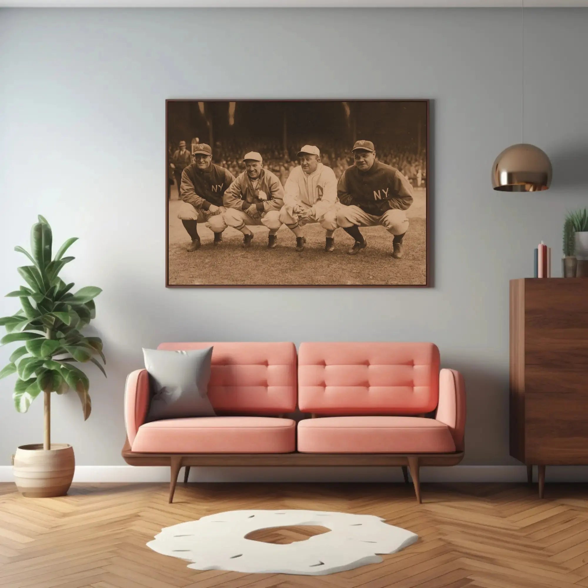 Classic New York Baseball Team Vintage Sports Poster PosterGoat