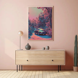 Classic Porsche Scenic Dreamscape Poster PosterGoat