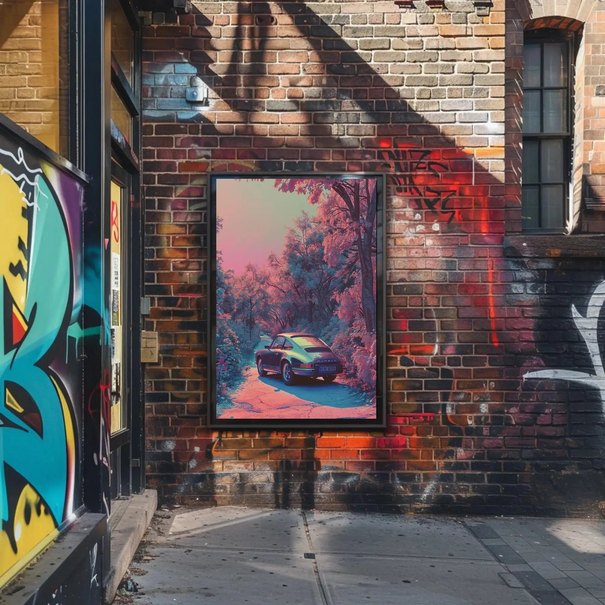 Classic Porsche Scenic Dreamscape Poster PosterGoat