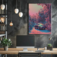 Classic Porsche Scenic Dreamscape Poster PosterGoat