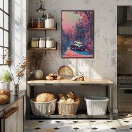 Classic Porsche Scenic Dreamscape Poster PosterGoat