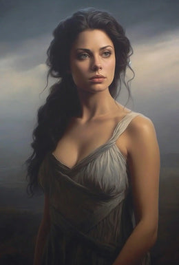 Classical Woman in Serenity Artistic Poster PosterGoat