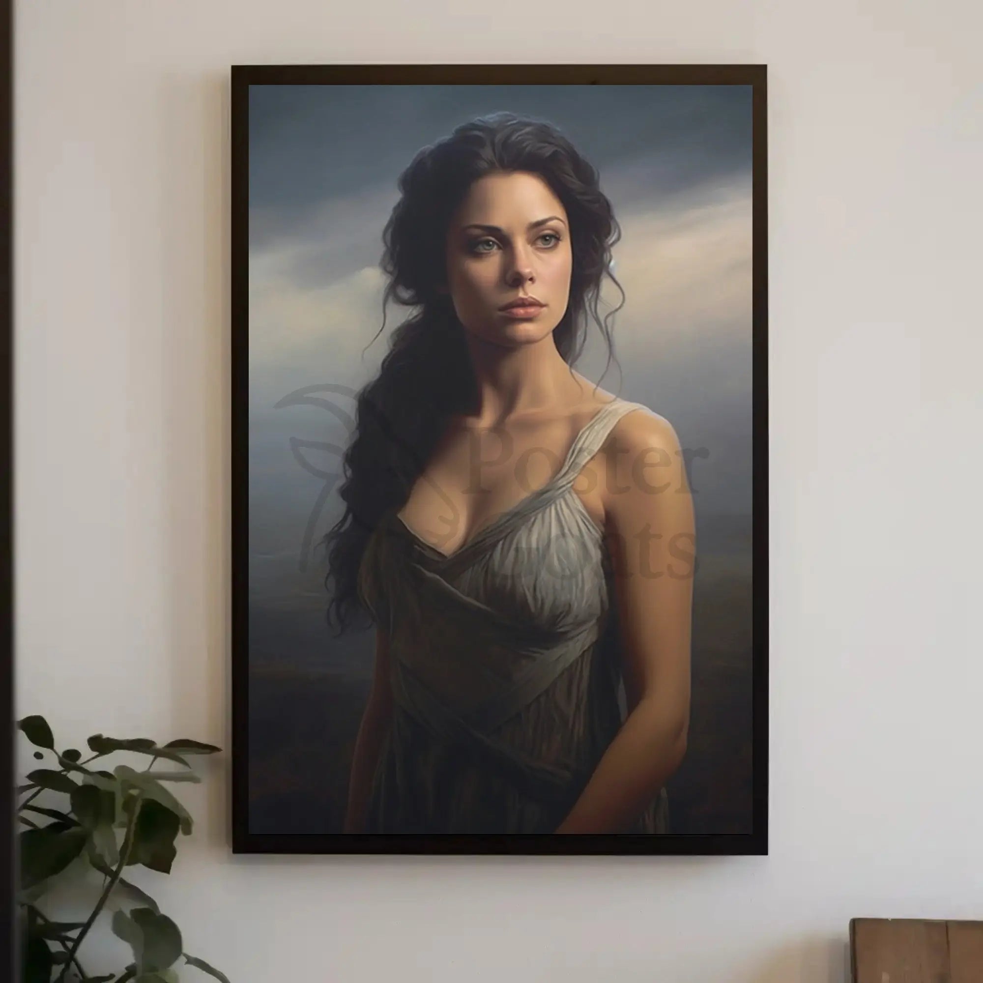 Classical Woman in Serenity Artistic Poster PosterGoat