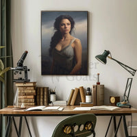 Classical Woman in Serenity Artistic Poster PosterGoat