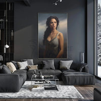 Classical Woman in Serenity Artistic Poster PosterGoat