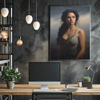 Classical Woman in Serenity Artistic Poster PosterGoat