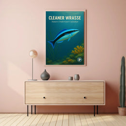 Cleaner Wrasse Natures Underwater Custodian Poster PosterGoat