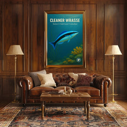 Cleaner Wrasse Natures Underwater Custodian Poster PosterGoat