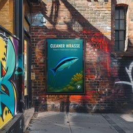 Cleaner Wrasse Natures Underwater Custodian Poster PosterGoat