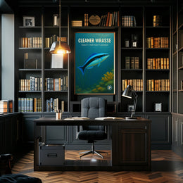 Cleaner Wrasse Natures Underwater Custodian Poster PosterGoat