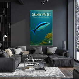 Cleaner Wrasse Natures Underwater Custodian Poster PosterGoat