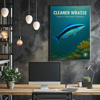 Cleaner Wrasse Natures Underwater Custodian Poster PosterGoat