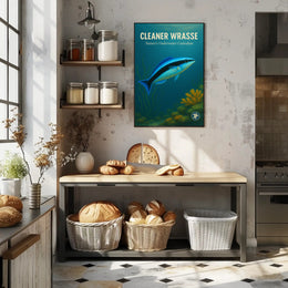 Cleaner Wrasse Natures Underwater Custodian Poster PosterGoat