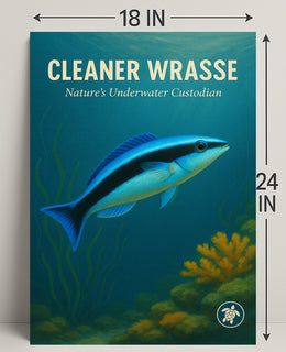 Cleaner Wrasse Natures Underwater Custodian Poster PosterGoat