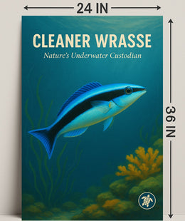 Cleaner Wrasse Natures Underwater Custodian Poster PosterGoat