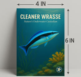 Cleaner Wrasse Natures Underwater Custodian Poster PosterGoat
