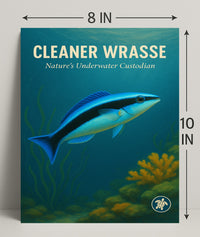 Cleaner Wrasse Natures Underwater Custodian Poster PosterGoat