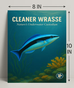 Cleaner Wrasse Natures Underwater Custodian Poster PosterGoat