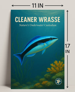 Cleaner Wrasse Natures Underwater Custodian Poster PosterGoat