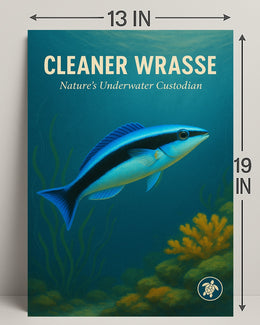 Cleaner Wrasse Natures Underwater Custodian Poster PosterGoat