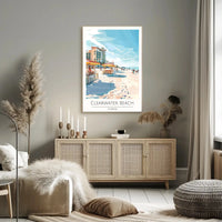 Clearwater Beach Vibrant Vacation Scene Poster PosterGoat
