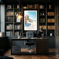 Clearwater Beach Vibrant Vacation Scene Poster PosterGoat