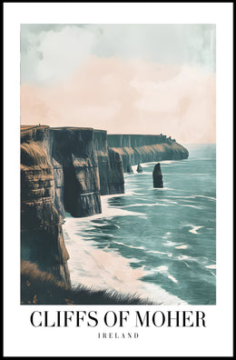 Cliffs of Moher Ireland Travel Poster PosterGoat