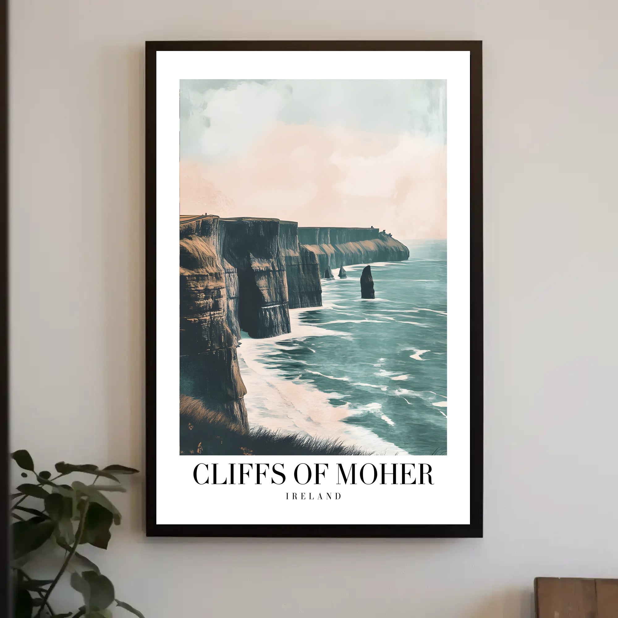 Cliffs of Moher Ireland Travel Poster PosterGoat