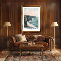 Cliffs of Moher Ireland Travel Poster PosterGoat