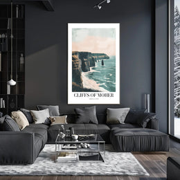 Cliffs of Moher Ireland Travel Poster PosterGoat
