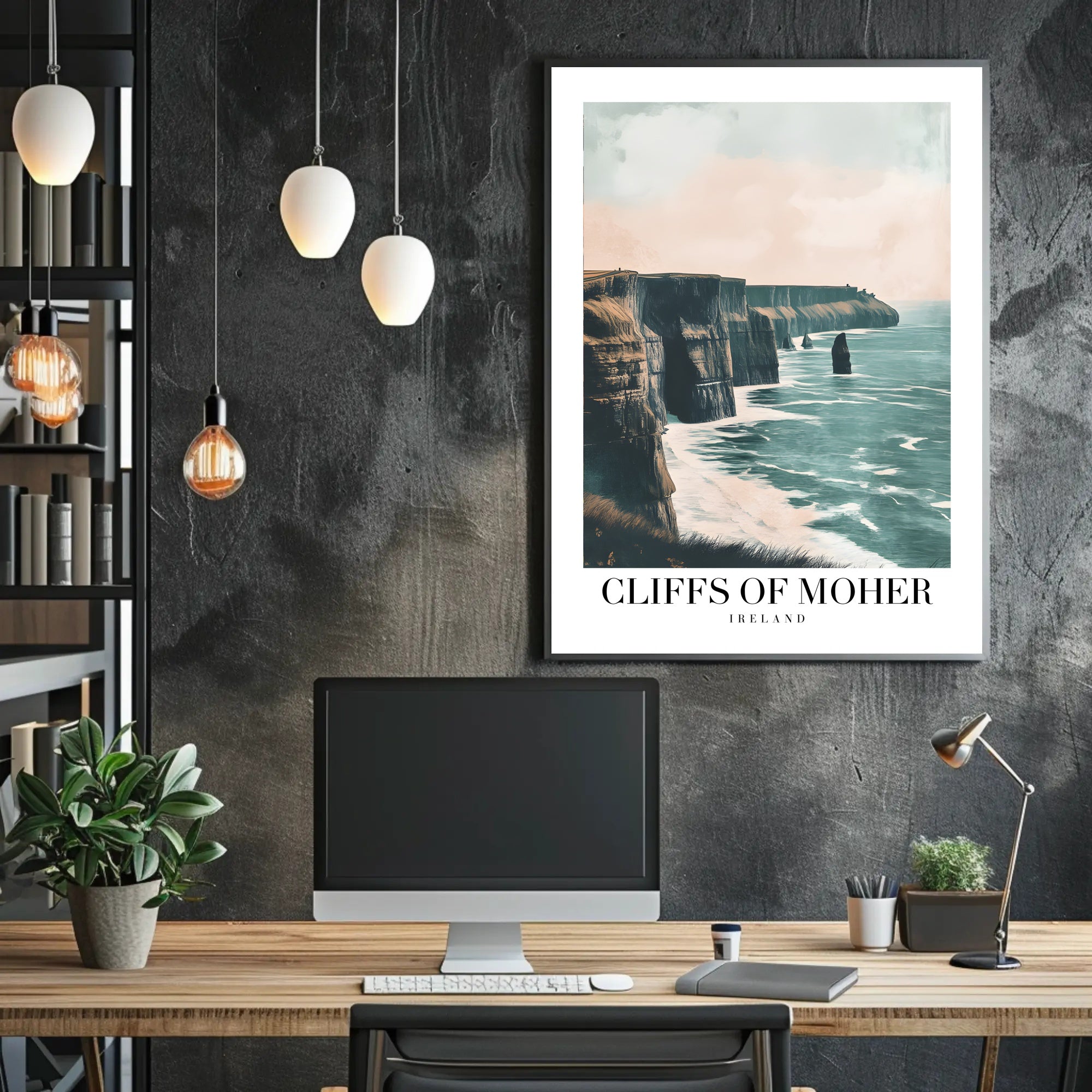 Cliffs of Moher Ireland Travel Poster PosterGoat