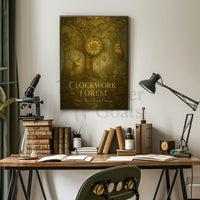 Clockwork Nature Realism Steampunk Artistic Poster PosterGoat