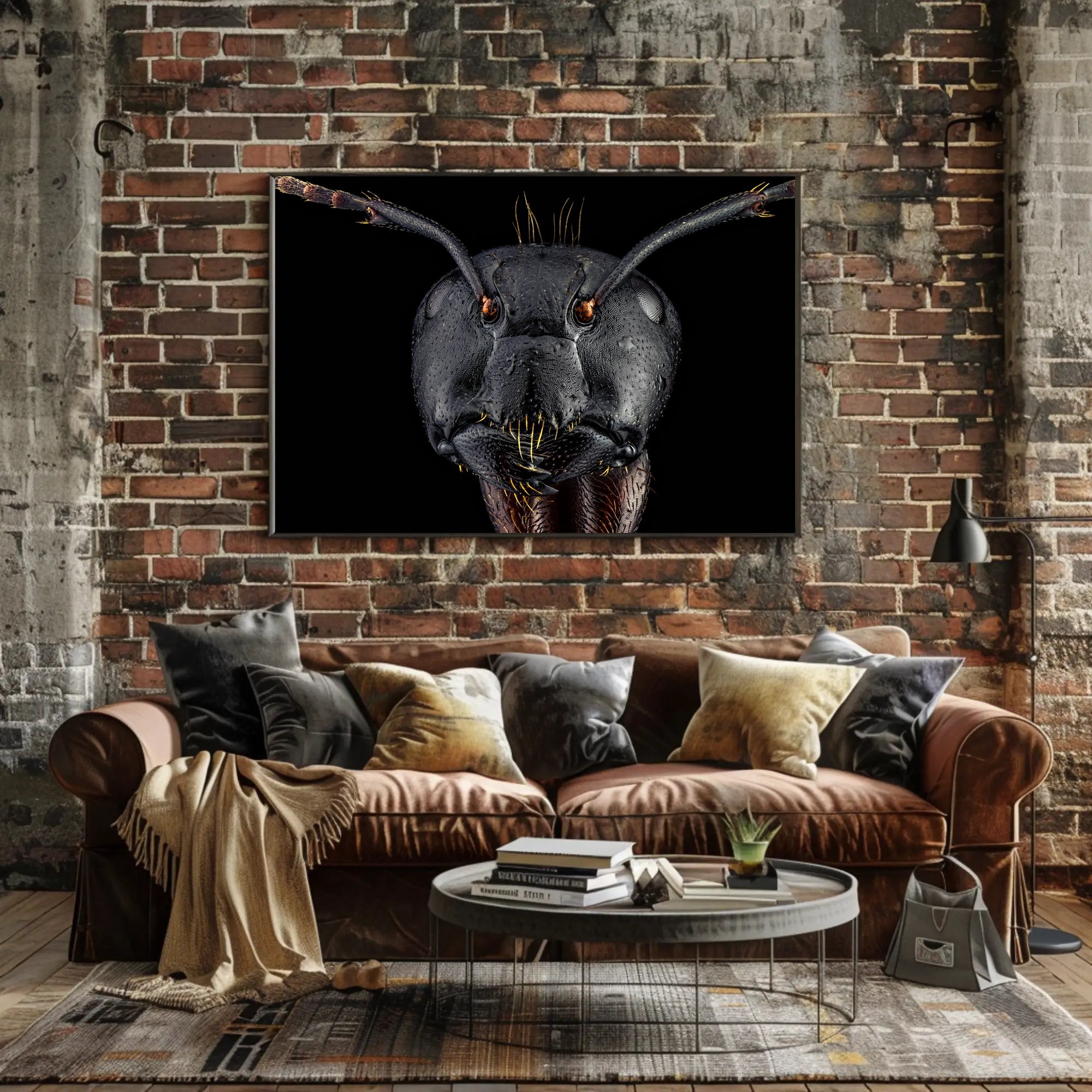 Close-Up Macro Ant Art Print Animal Poster PosterGoat