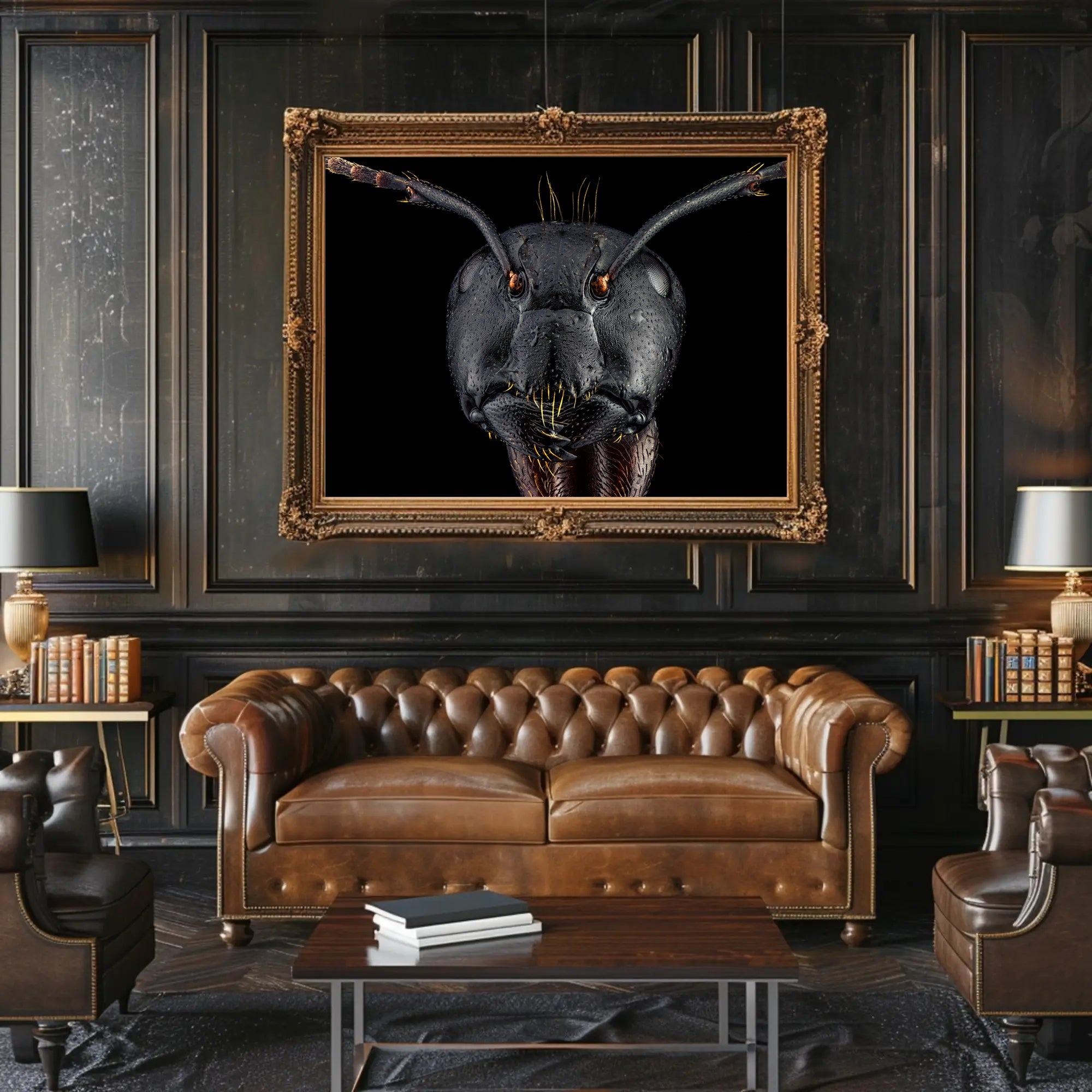 Close-Up Macro Ant Art Print Animal Poster PosterGoat
