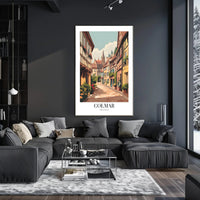 Colmar Street Scene Vintage Travel Poster PosterGoat