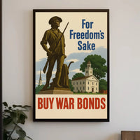 Colonial Soldier War Bonds Historical Propaganda Poster PosterGoat