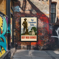Colonial Soldier War Bonds Historical Propaganda Poster PosterGoat