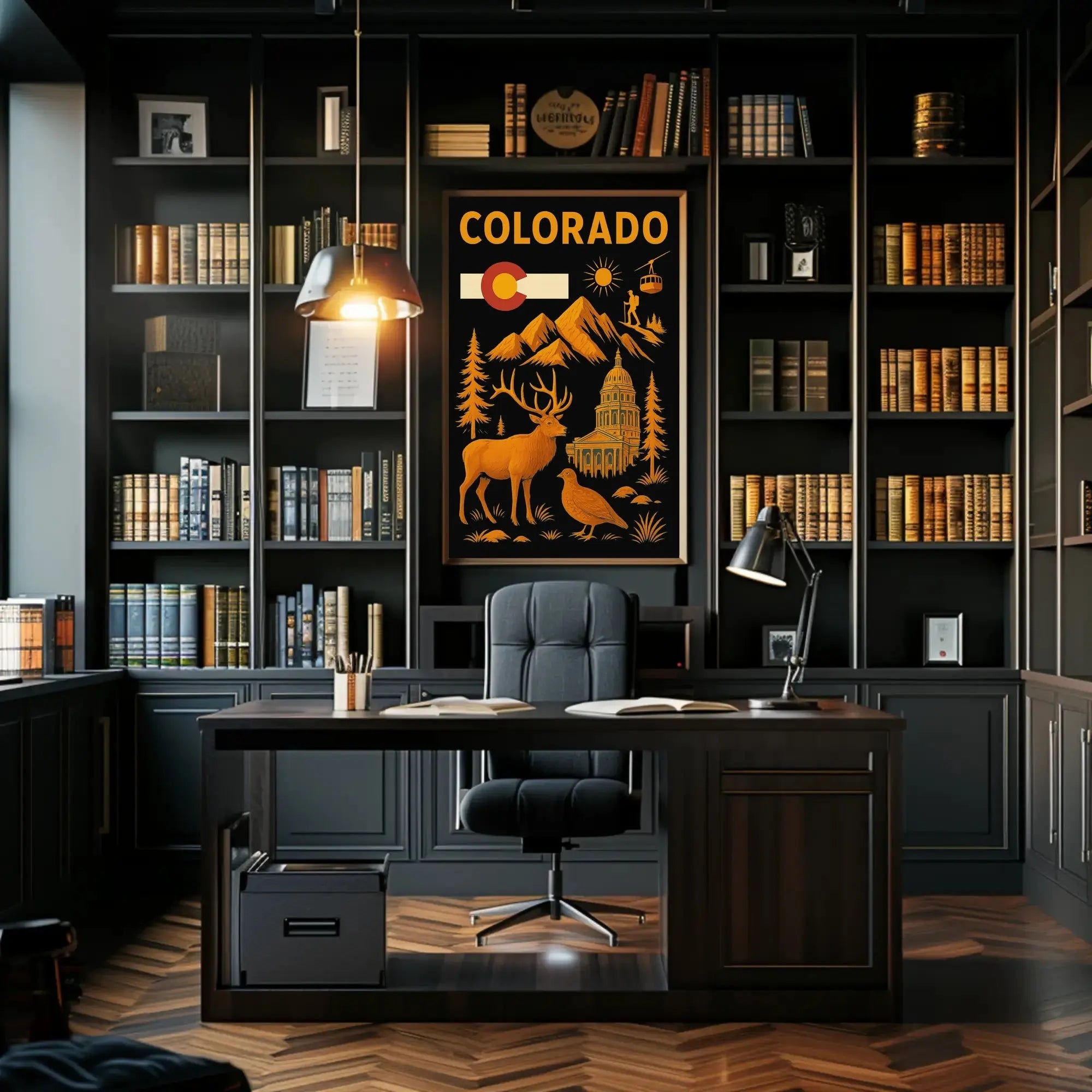 Colorado Adventure Awaits Retro Travel Poster PosterGoat