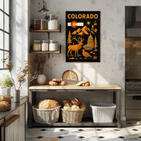 Colorado Adventure Awaits Retro Travel Poster PosterGoat