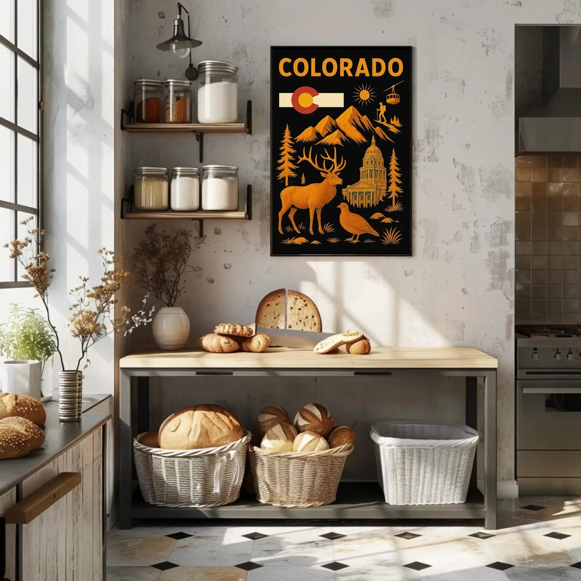 Colorado Adventure Awaits Retro Travel Poster PosterGoat